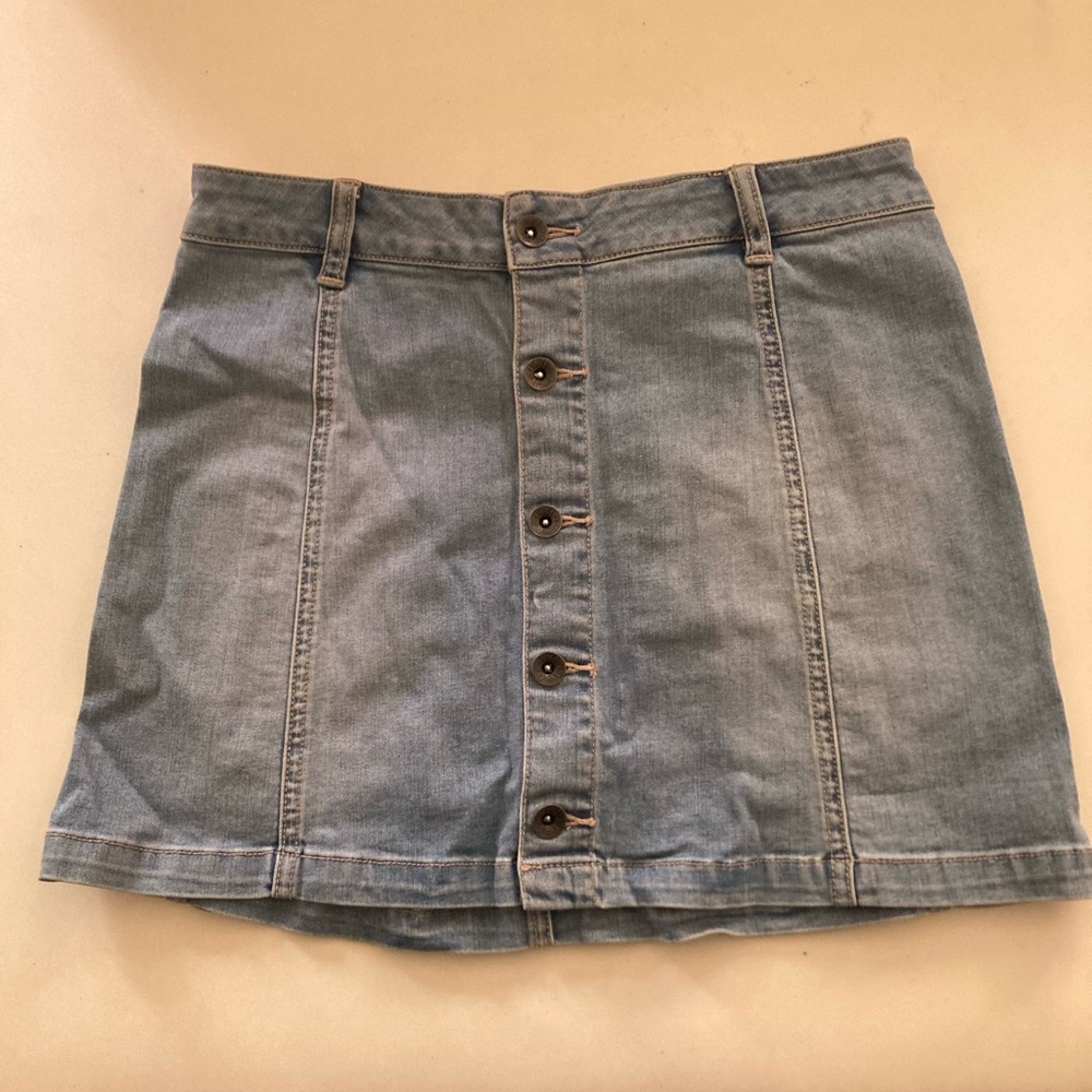 Blue jeans skirt